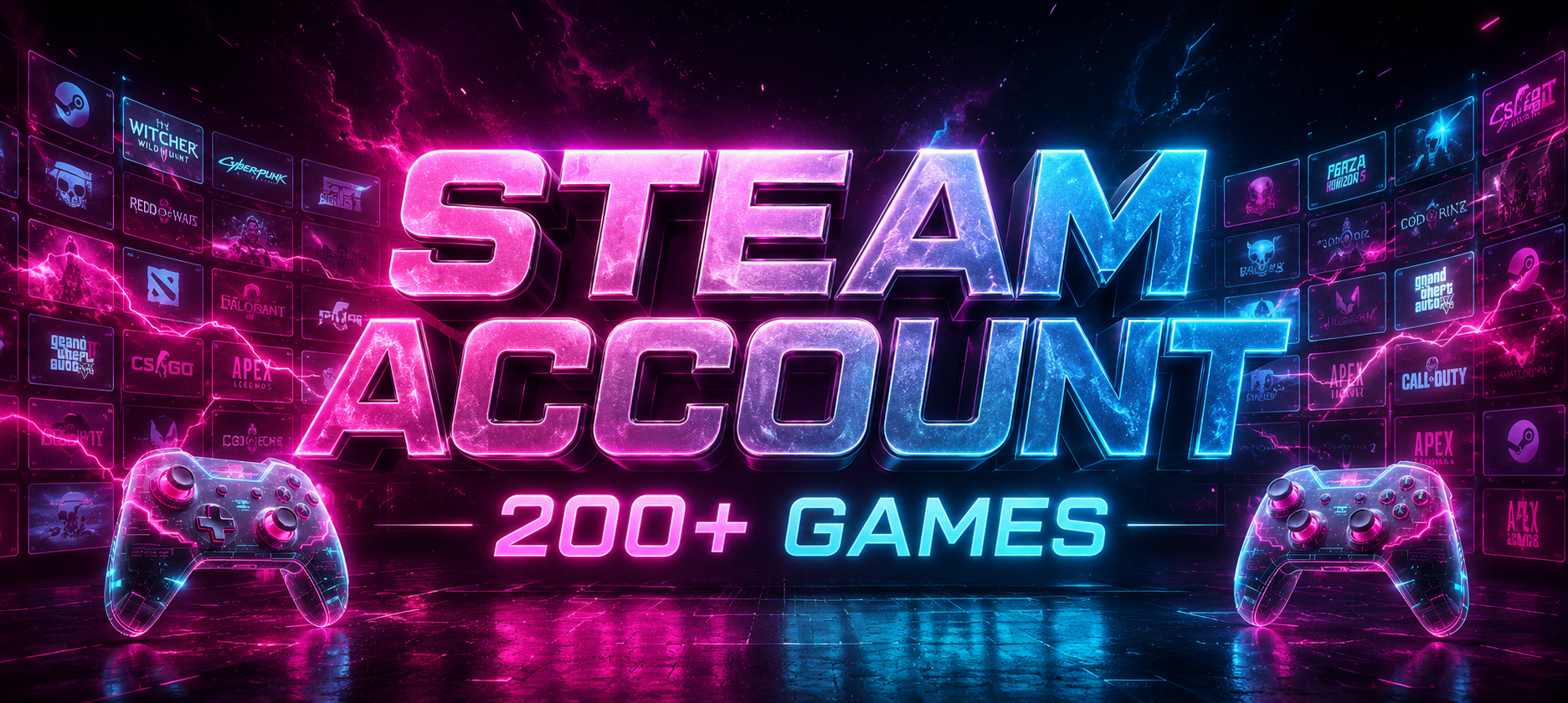 WORLDACC premium Steam account banner